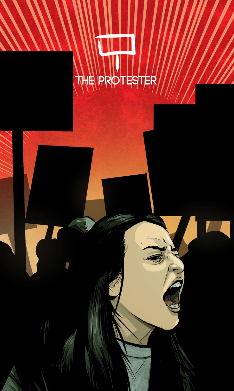 Arte - The Protester - Os Quarenta Servidores de Tommie Kelly - Magia do Caos Arte - The Protester - Os Quarenta Servidores de Tommie Kelly - Magia do Caos