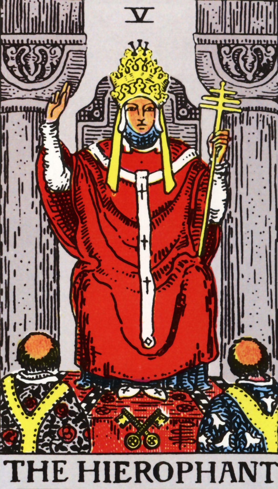 Carta de Tarot - O Hierofante - The Hierophant - Caotize-se