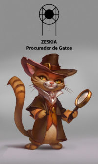 Arte ZesKia Procurador de Gatos Servidores Servo Publico Caotize-se Magia do Caos