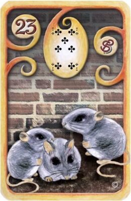 23 – O Rato – Baralho Cigano – Petit Lenormand