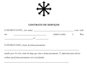 Contrato padrão completo para contratação de servos astrais – PDF