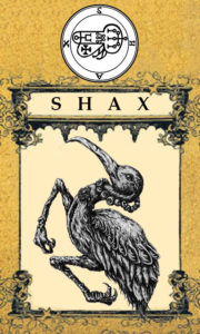 Daemon Shax – 44º Espírito da Goétia