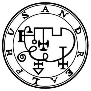 Sigilo - Daemon Andrealphus – 65º Espírito da Goétia - Magia do Caos