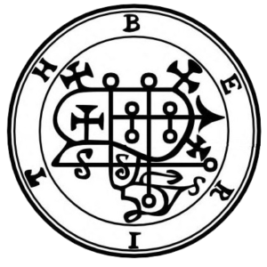 Sigilo - Daemon Berith – 28º Espírito da Goétia - Magia do Caos