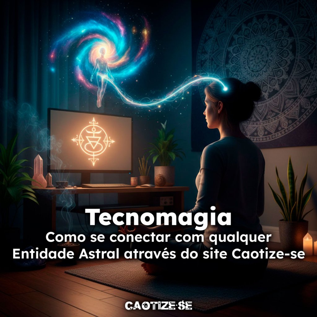 Tecnomagia: Como se conectar com Entidades Astrais pelo Site Caotize-se